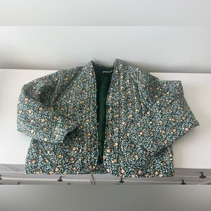 Quilted cropped jacket